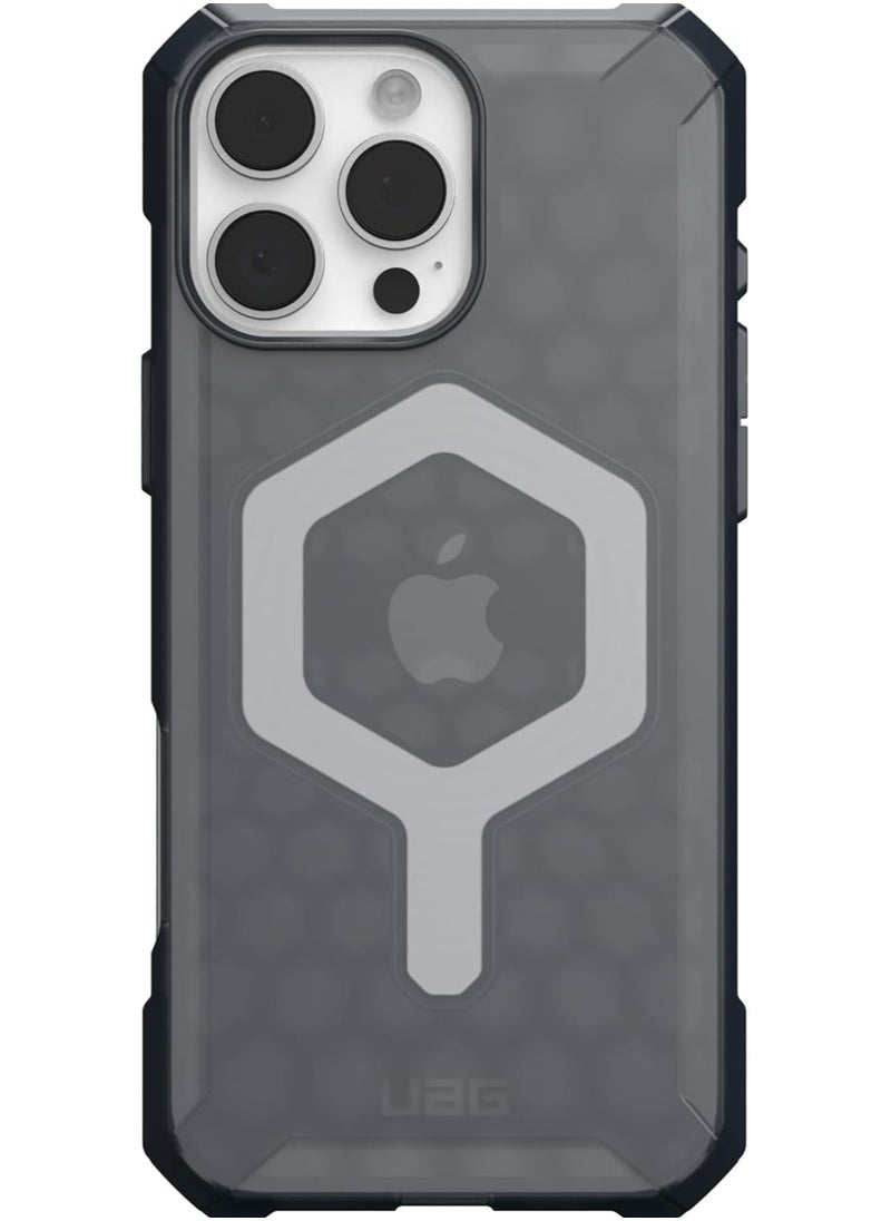 Urban Armor Gear - UAG Essential Armor MagSafe for iPhone 16 Pro MAX Case Cover [15 Feet Drop tested]  - Ash - Image 1