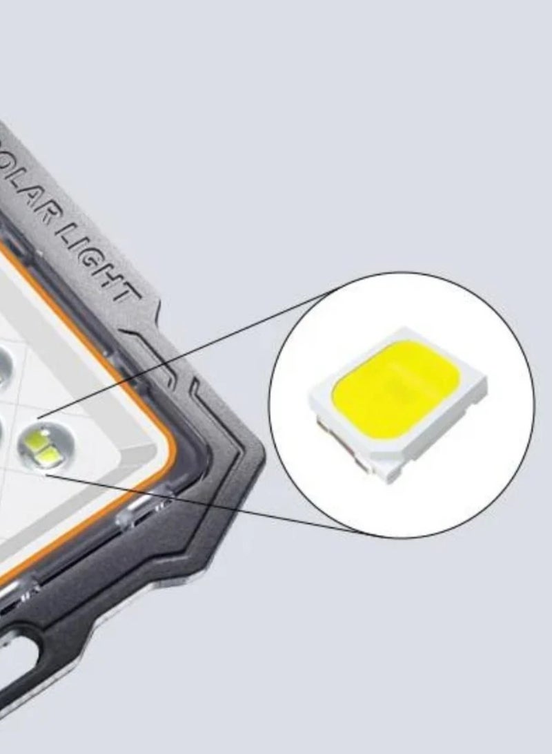 Solar-Powered Remote Control Exterior LEDs Lamp Black 600W - Image 4
