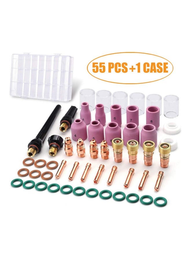 NIBEMINENT 55-Piece Tig Welding Accessories Multicolour - Image 4
