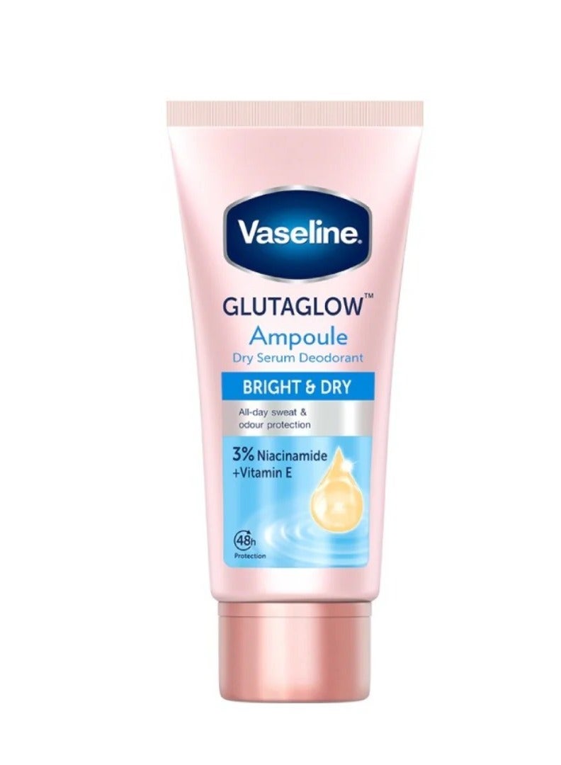 Vaseline Dry Serum Glutaglow Ampoule Deodorant Bright Dry 45ml