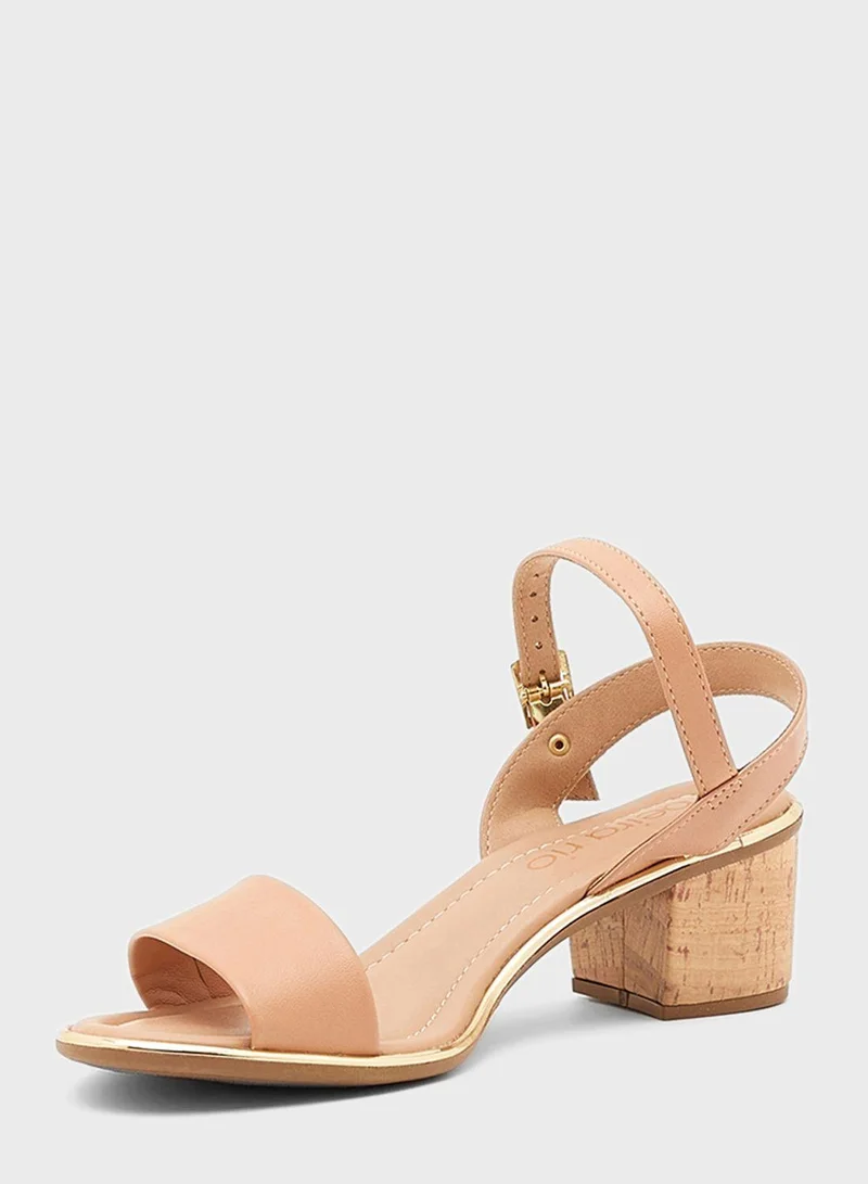 Beira Rio Martinezz Ankle Strap High Heel Sandal