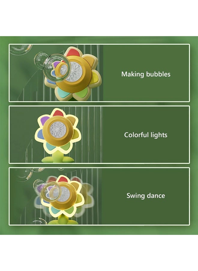 Sunflower Bubble Machine for Car – Dancing Bubble Maker with Remote, Lights & 10 Extra Soap Packs – Fun Swing Bubble Machine for Parades, Road Trips & Parties  - Image 5