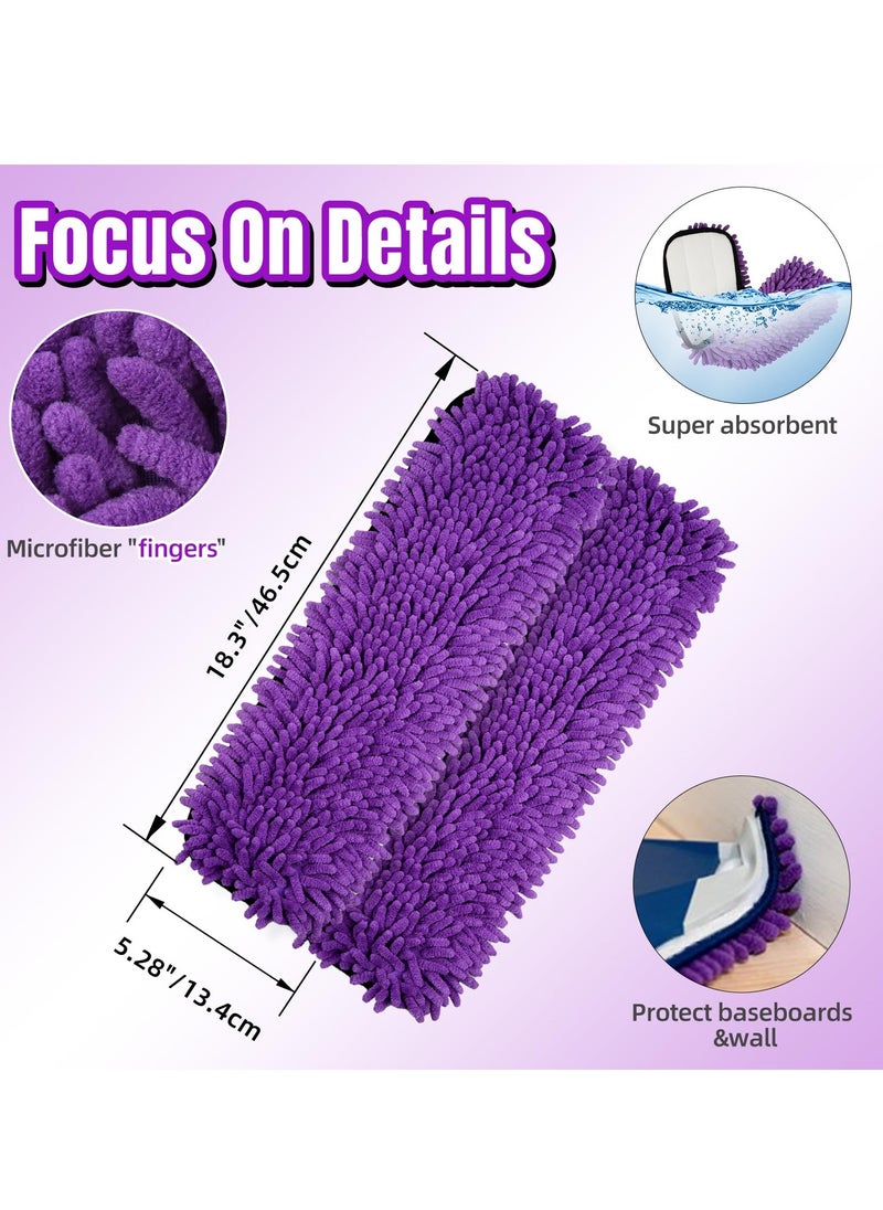 Generic - Mop Pads for Bona, 4 Pack Pet System Microfiber Sweeping Pad for Bona Mops, Washable u0026 Reusable Pet Pads, Mop Pads Refill for Hard Surface Floors - Image 1