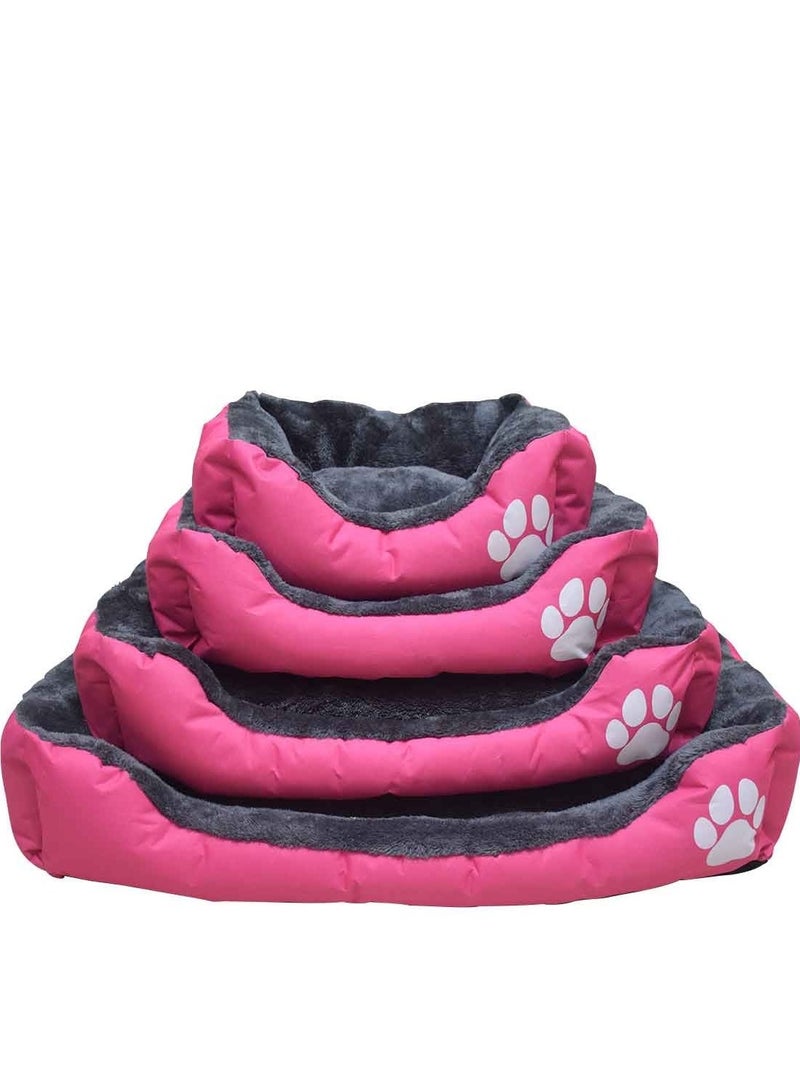 Luxurious Velvet Pet Bed – Soft, Comfortable Cushion for Dogs and Cats – Cozy, Durable, and Stylish Design for Home, Travel, and Lounging – Removable Washable Cover, Non-Slip Bottom, Perfect for Resting and Sleeping