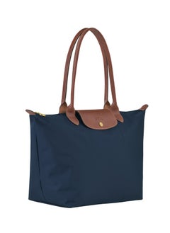 Longchamp women's large tote bag, handbag, shoulder bag, navy blue classic style Topic  - Image 3
