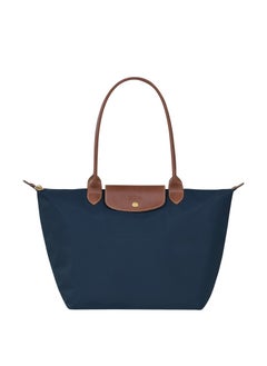 Longchamp women's large tote bag, handbag, shoulder bag, navy blue classic style Topic  - Image 1
