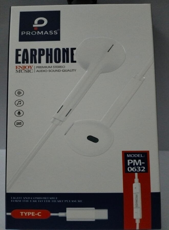PROMASS Premum Stero Audio Sound Good  Quality Earphone. - Image 1