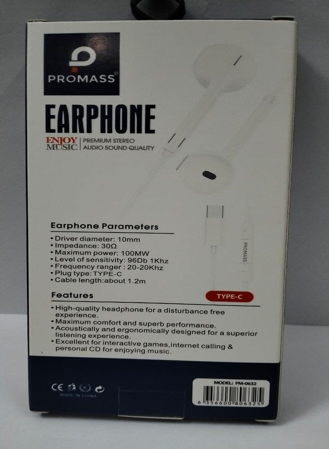 PROMASS Premum Stero Audio Sound Good  Quality Earphone. - Image 3