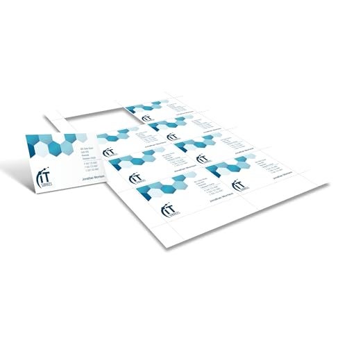 Office Depot بطاقات مكتب ديوتي، 2 1/4 بوصة × 3 1/2 بوصة، بيضاء، عبوة من 400، OD98846 - Image 2