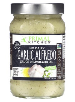 Primal Kitchen No Dairy Garlic Alfredo Sauce Made With Avocado Oil 15.5 oz (440 g) 