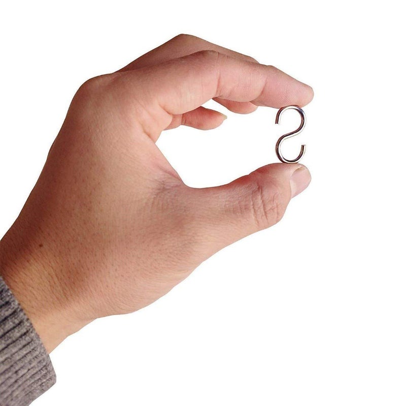 DIY Crafts DIY Crafts Pack Of 10 Pcs Size 3inch S Hook Connectors Metal SShaped Wire Hook Hangers Ornament Hooks for DIY Crafts Hanging Jewelry Key Chain Ring and T Pack Of 10 Pcs Size 3inch  - Image 3