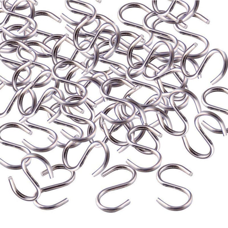 DIY Crafts DIY Crafts Pack Of 10 Pcs Size 3inch S Hook Connectors Metal SShaped Wire Hook Hangers Ornament Hooks for DIY Crafts Hanging Jewelry Key Chain Ring and T Pack Of 10 Pcs Size 3inch  - Image 2