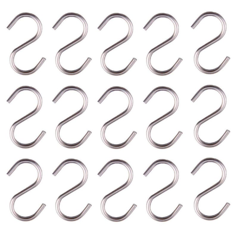 DIY Crafts DIY Crafts Pack Of 10 Pcs Size 3inch S Hook Connectors Metal SShaped Wire Hook Hangers Ornament Hooks for DIY Crafts Hanging Jewelry Key Chain Ring and T Pack Of 10 Pcs Size 3inch  - Image 1