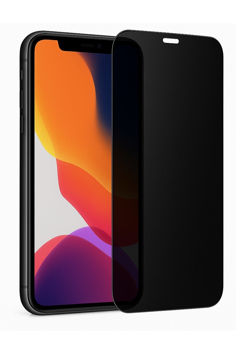 أوريجنال واقي شاشة زجاجي مقاوم للغبار ومقاوم للخصوصية متوافق مع iPhone 11 - Image 1