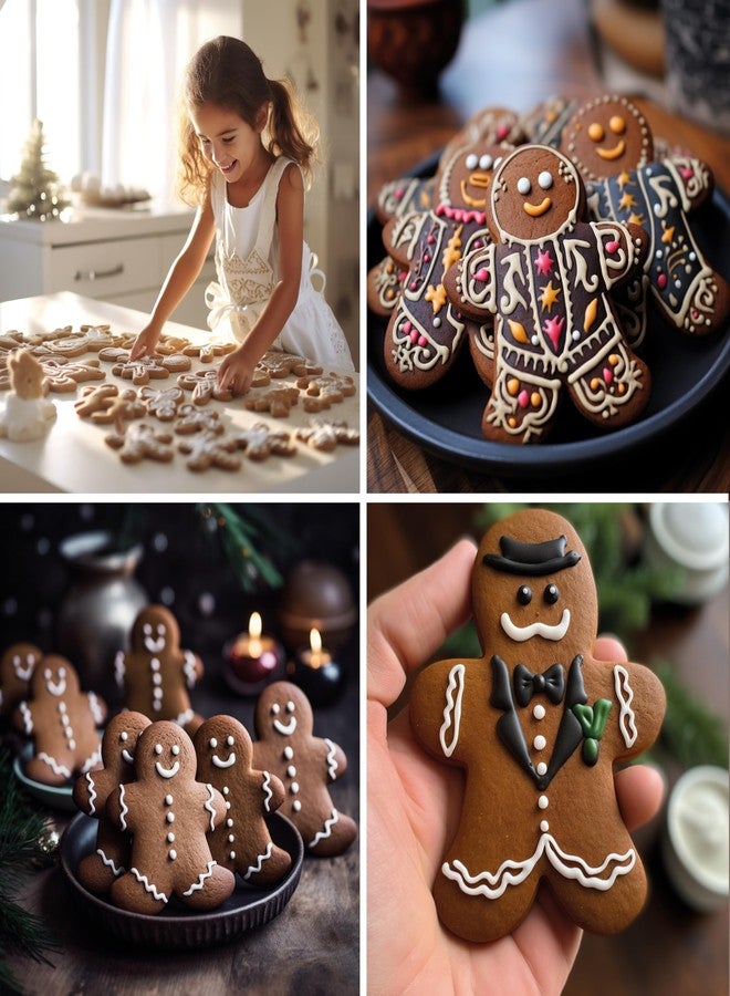 Bakerpan Stainless Steel Gingerbread Cookie Cutters, Boy and Girl Gingerbread Cookie Cutter Set - 3.5 & 4 Inch - Image 3