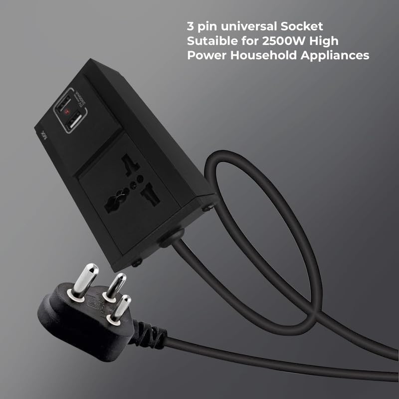MX Single Socket Extension Board with 30 Meter Heavy Duty Long Wire Cord Use to Exetend Power Socket 2500W 10A Wire Extender with Plug Perent (20 Mtr, Universal Socket + 95W USB-C + USB-A) - Image 2