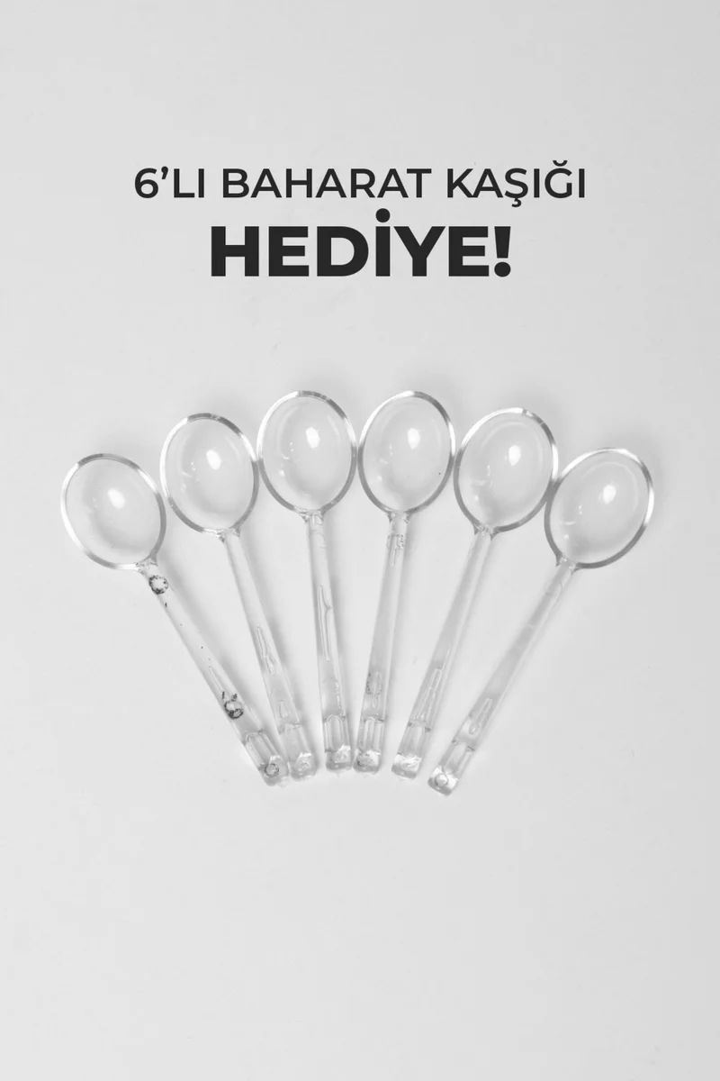 Pikas 6 kg Capacity Food and Legumes, 6 Compartments, 360 Degree Rotating Organizer, Spice Spoon and Trivet Gift