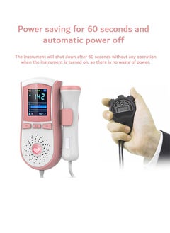Urit Ultrasound Doppler Fetal Heart Rate Monitor, Prenatal Heartrate Monitor, with LCD Screen  - Image 4