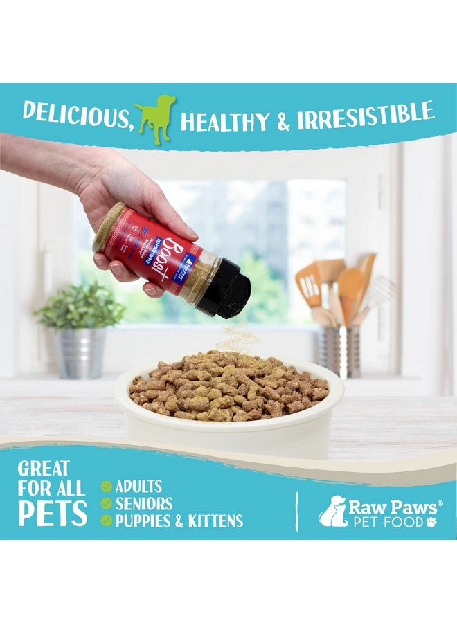 Raw Paws Boost Pet Food Topper Freeze-Dried Beef Liver, 3.2-oz, Made in USA, Dog Food Toppers for Picky Eaters, Cat Gravy Dog Gravy Topper for Dry Food, Beef Liver Sprinkles for Dogs, Cat Food Toppers - Image 3