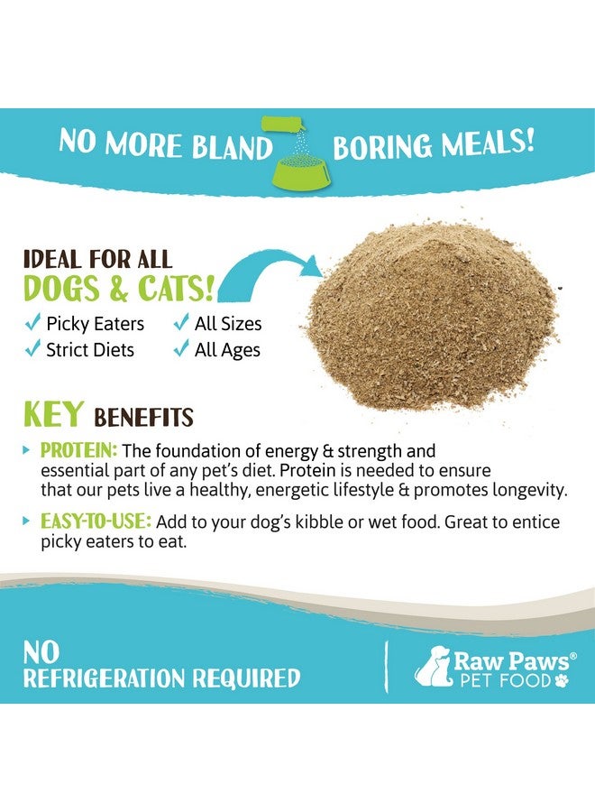 Raw Paws Boost Pet Food Topper Freeze-Dried Beef Liver, 3.2-oz, Made in USA, Dog Food Toppers for Picky Eaters, Cat Gravy Dog Gravy Topper for Dry Food, Beef Liver Sprinkles for Dogs, Cat Food Toppers - Image 5