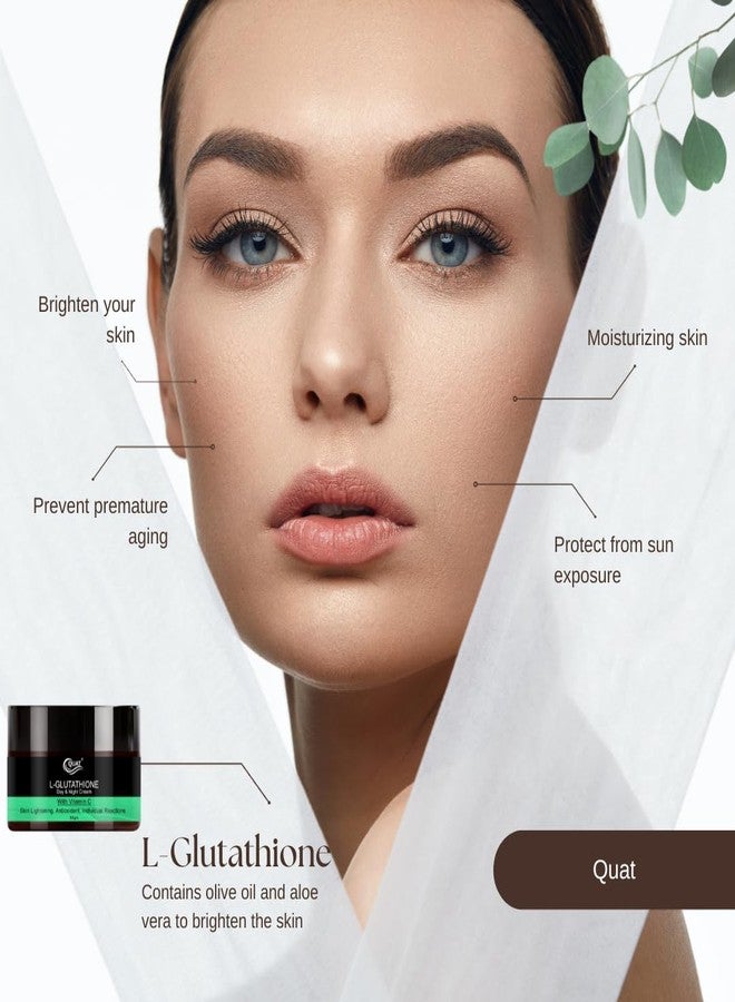 QUAT L-Glutathione and Vitamin C Infused Face Cream: Brightening & Anti-Aging (50 g) - Image 4