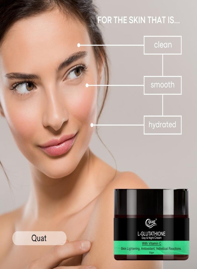 QUAT L-Glutathione and Vitamin C Infused Face Cream: Brightening & Anti-Aging (50 g) - Image 5