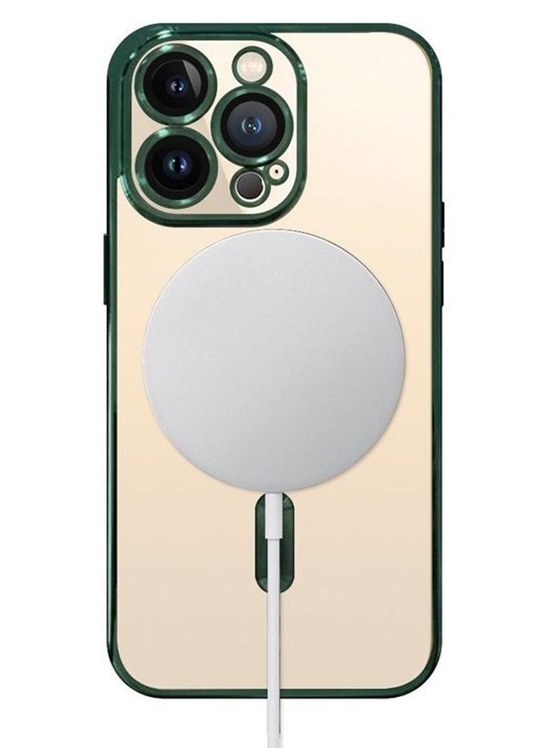 CATANES Electroplating Shockproof Case Cover for Apple iPhone 13 Pro Max - Green - Image 2