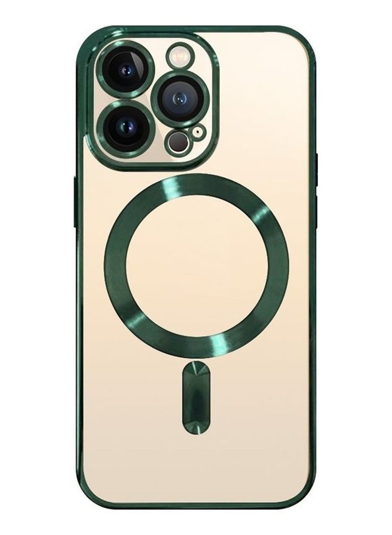 CATANES Electroplating Shockproof Case Cover for Apple iPhone 13 Pro Max - Green - Image 1