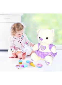 Toyland 25cm Purple Teddy Bear Toy With Cute Dress for Girls Friend and Couples Anniversary Valentine and Birthday Gift  - Image 2
