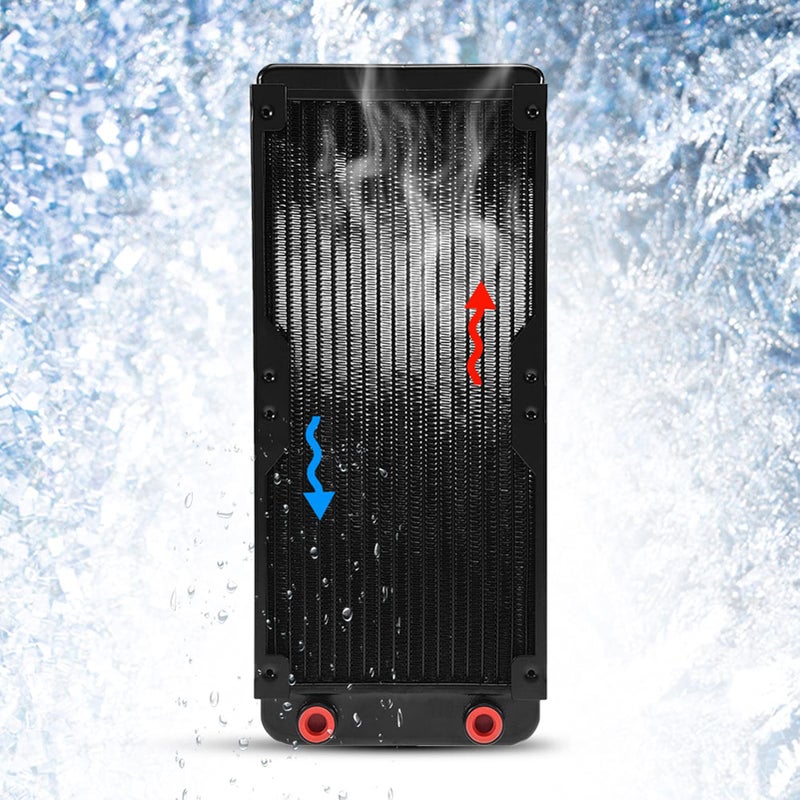 120mm Aluminum Water Cooling Radiator for Computer Effective Heat Exchanger - Image 4