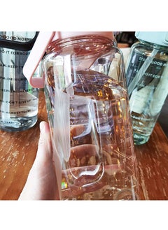 Arabest 2L Large Capacity Water Bottle, Portable Plastic Water Bottle, Sports Water Bottle, With a Pop-Up Lid and Time Mark Reminder Cream Cup, Used for Outdoor Sports and Fitness-Purple  - Image 4