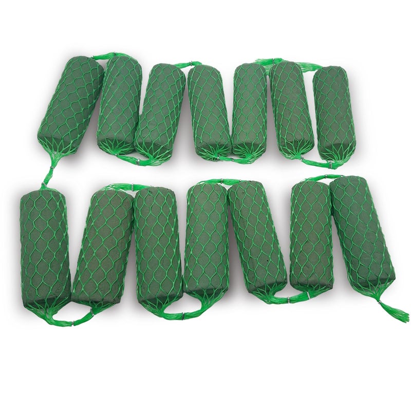 Goiio 14 Piece Flower Sponge Blocks Kit 92 Feet Floral Foam Garland for Flowers for Home Wedding Garden - Image 2