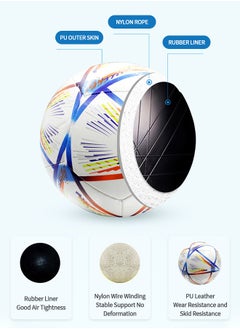 GROIC Soccer Ball Size 5 for Youth and Adult Offical Size Wear-resisting Football  - Image 3