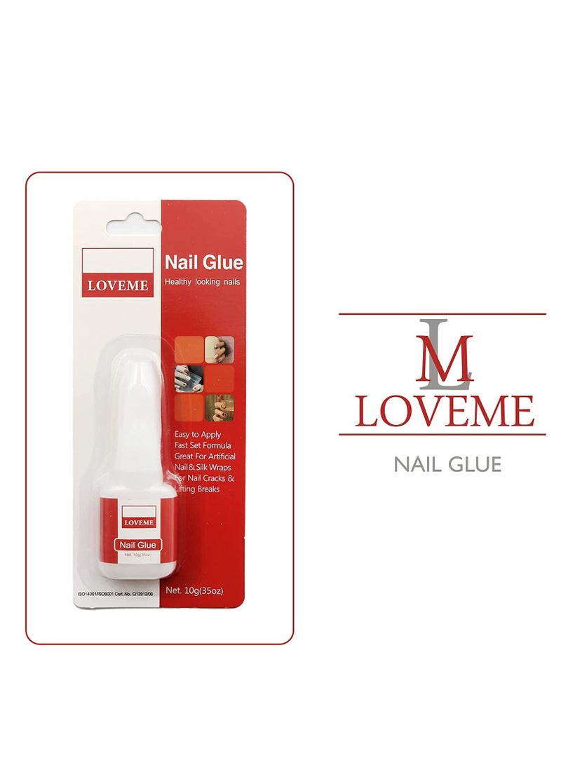 LOVEME Lavme Clear Nail Glue White - Image 1
