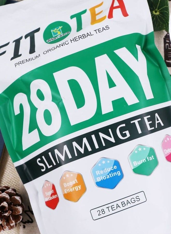 Wins Town 28-Day Organic Weight Loss Tea: Promotes Fat Digestion and Absorption, Aids Bowel Movement, Supports Stomach Health, Helps Digestion, Reduces Accumulation of Abdominal Fat  - Image 5