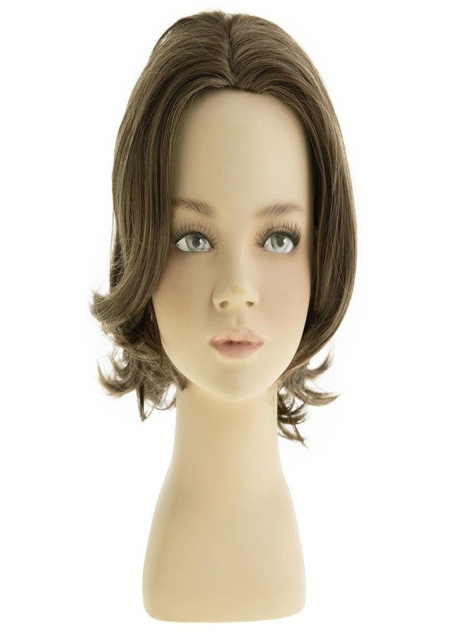 Dsimeig Short Brown Boy Wig Synthetic Layered Wavy Child Wig Cosplay Halloween Costume Use - Image 2