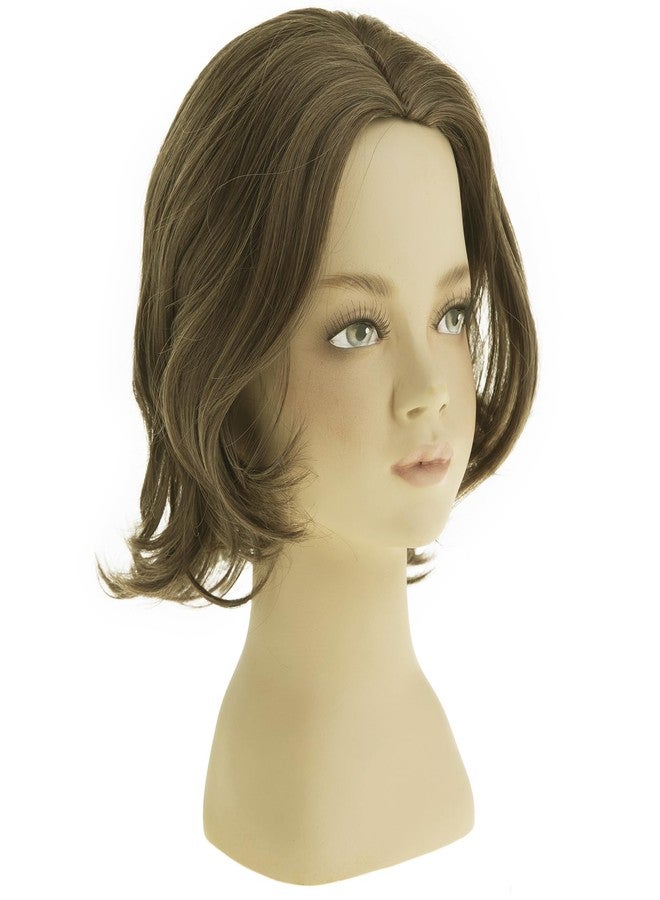 Dsimeig Short Brown Boy Wig Synthetic Layered Wavy Child Wig Cosplay Halloween Costume Use - Image 4