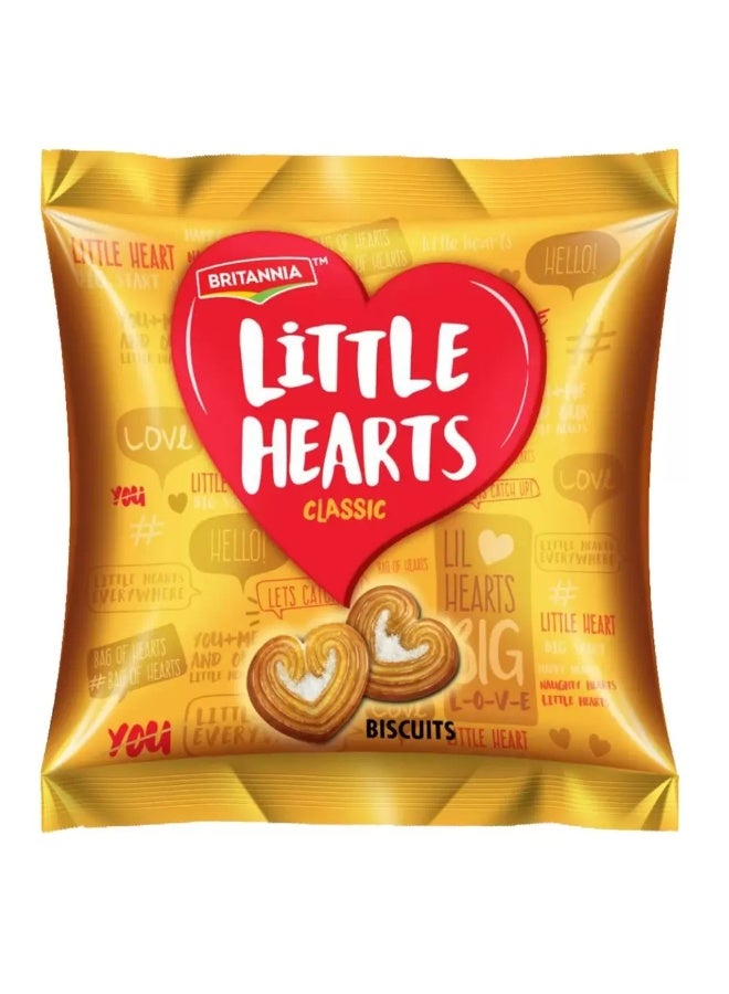 Britannia Little Hearts Classic Heart Shaped Biscuits- 33gms