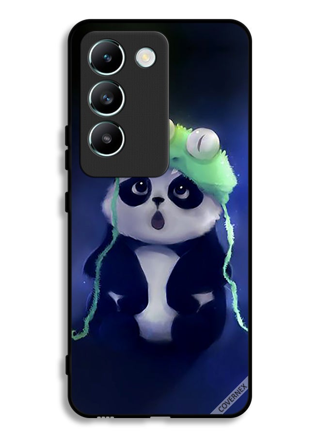Covernex Vivo V30 Lite 4G Protective Case Cover Panda In Cap - Image 1
