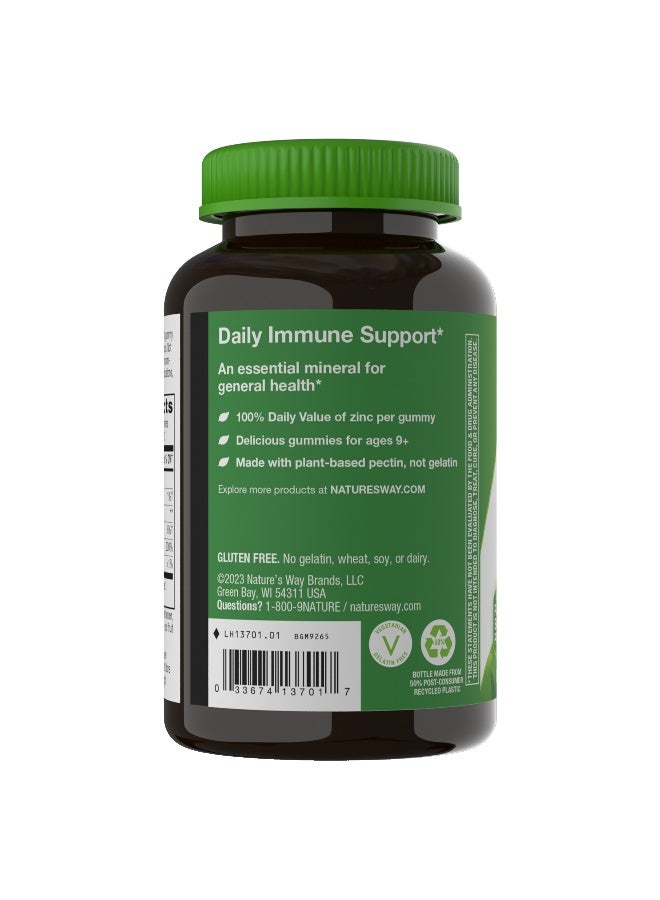 Nature's Way Zinc Gummies Mixed Berry Flavoured, 120 Gummies - Immune System Support - Image 2