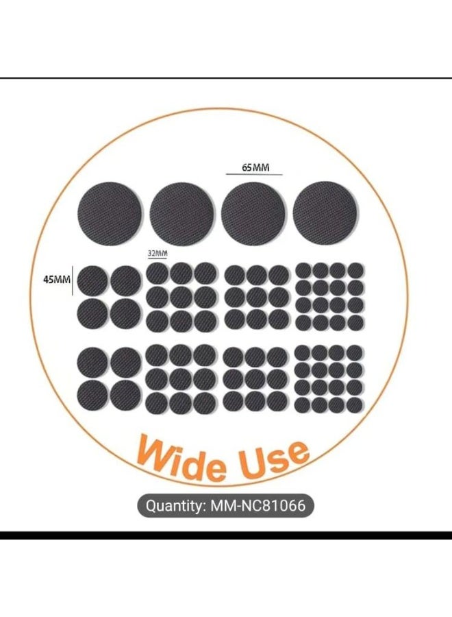 إل ديس وسادات حماية للأثاث ذاتية اللصق – مجموعة 50 قطعة لحماية أرجل الكراسي، مانعة للانزلاق ومقاومة للخدوش، بأحجام متعددة، مثالية للأرضيات الخشبية واللامينيت - Image 3