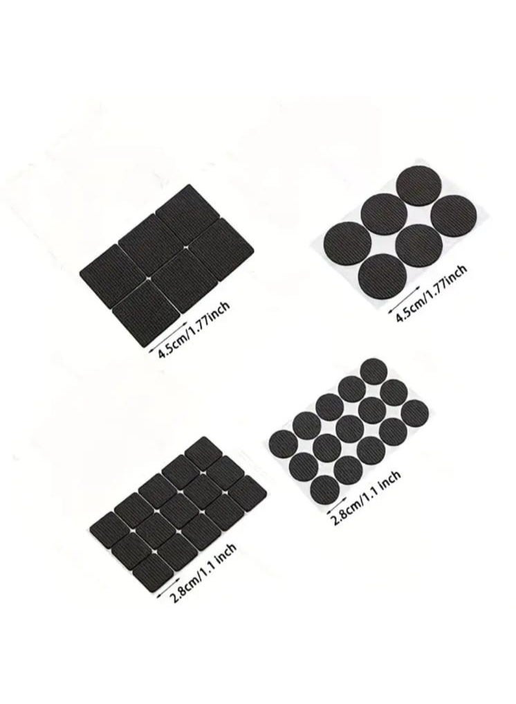 إل ديس وسادات حماية للأثاث ذاتية اللصق – مجموعة 50 قطعة لحماية أرجل الكراسي، مانعة للانزلاق ومقاومة للخدوش، بأحجام متعددة، مثالية للأرضيات الخشبية واللامينيت - Image 2