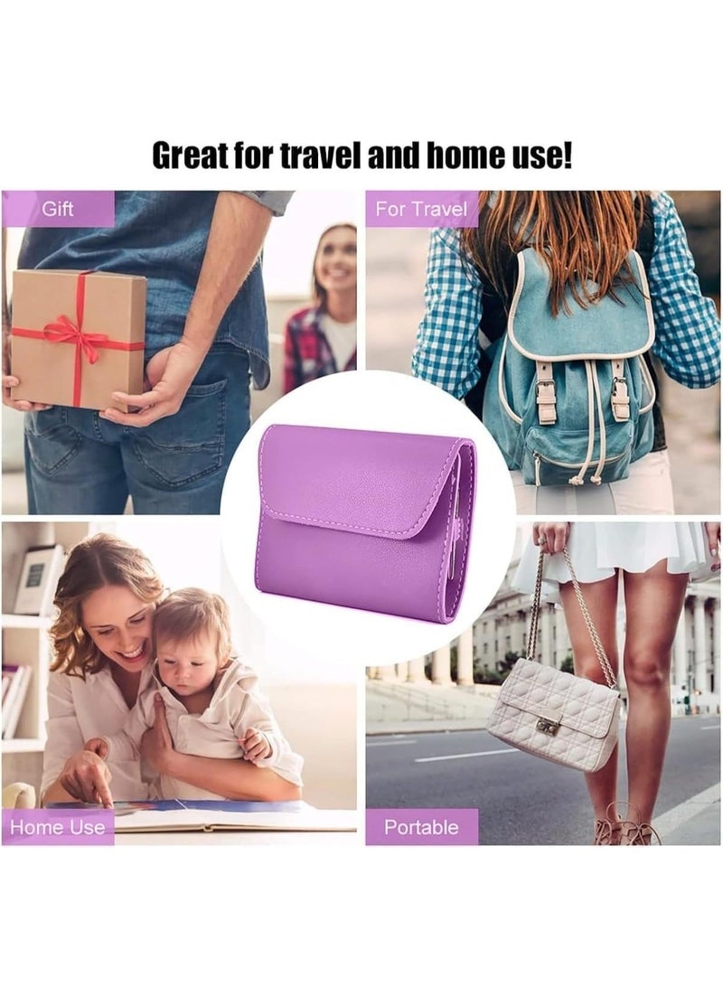 مجموعة العناية بالاظافر الاحترافية من 16 قطعة من الستانلس ستيل مع حافظة من الجلد الصناعي، 15×9×2.4 سم، للرجال والنساء، ادوات احترافية متعددة الوظائف - Image 4