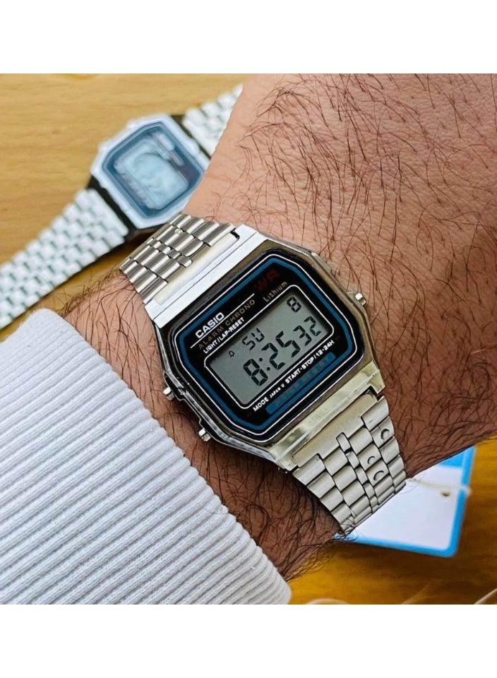 CASIO RETRO Collection Unisex Adults Watch , Silver, Bracelet - Image 3