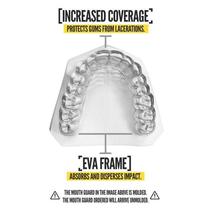 NXT NXTRND 2 Pack Nxtrnd Classic Mouth Guard for All Sports (Transparent) - Image 3