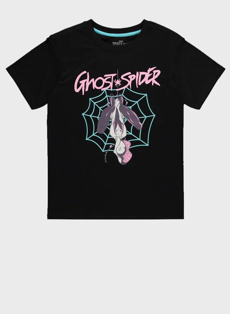 DIFUZED Spider-Man - Spider Gwen - T-Shirt (Black)