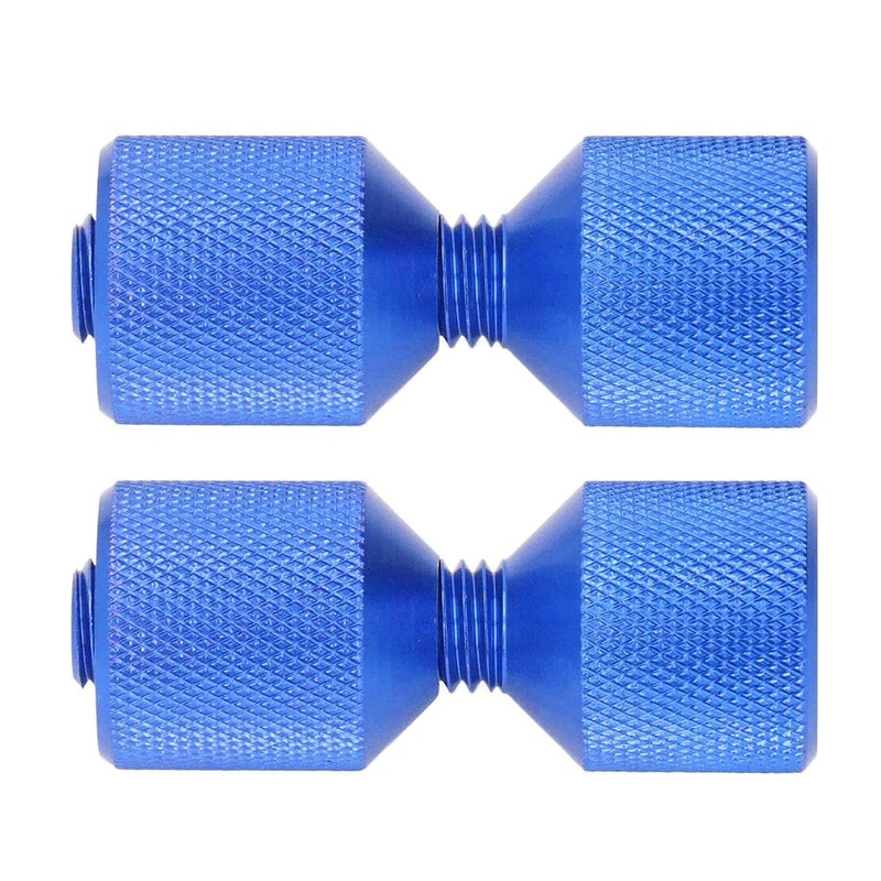 مجموعة دبابيس محاذاة ذات شفة زرقاء 2 قطعة، بفتحتين مخرومتين، من الألومنيوم 6061، مناسبة للأبعاد من 0.5 إلى 14 بوصة، بتصميم مريح خفيف الوزن. - Image 4