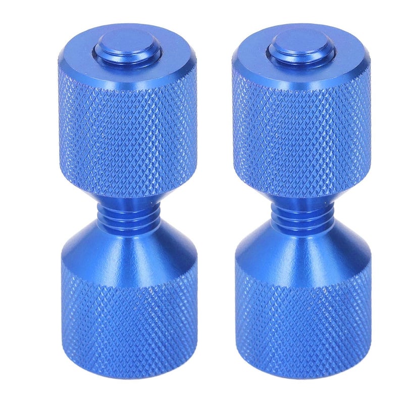 مجموعة دبابيس محاذاة ذات شفة زرقاء 2 قطعة، بفتحتين مخرومتين، من الألومنيوم 6061، مناسبة للأبعاد من 0.5 إلى 14 بوصة، بتصميم مريح خفيف الوزن. - Image 3