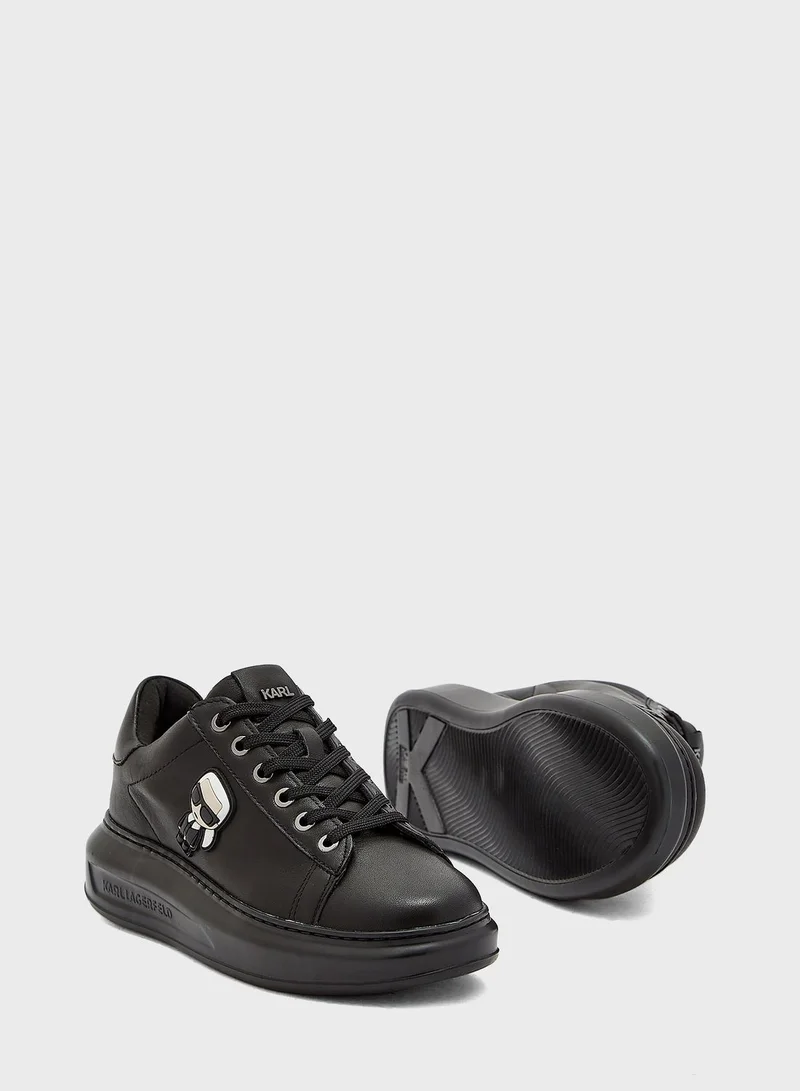 Karl Lagerfeld Embroidered Logo Sneakers