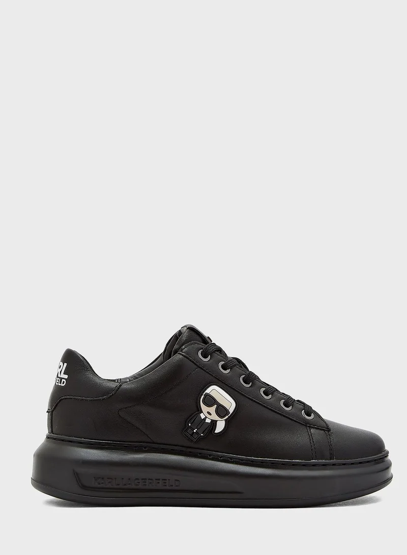Karl Lagerfeld Embroidered Logo Sneakers